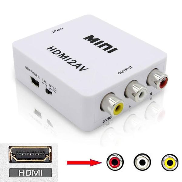 

Мини-композитный HDMI для RCA аудио-видео AV CVBS адаптер конвертер для HDTV EL6218