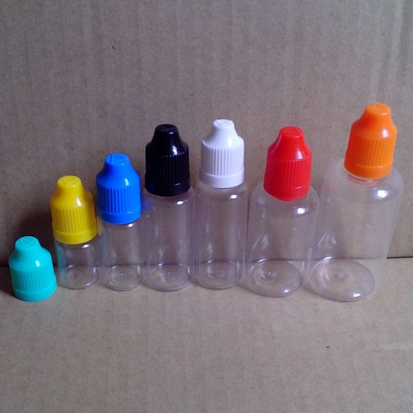 

PET Plastic Dropper Bottle With Childproof Cap and Long Thin Tip 5ml 10ml 15ml 20ml 30ml 50ml Empty E Liquid Bottle