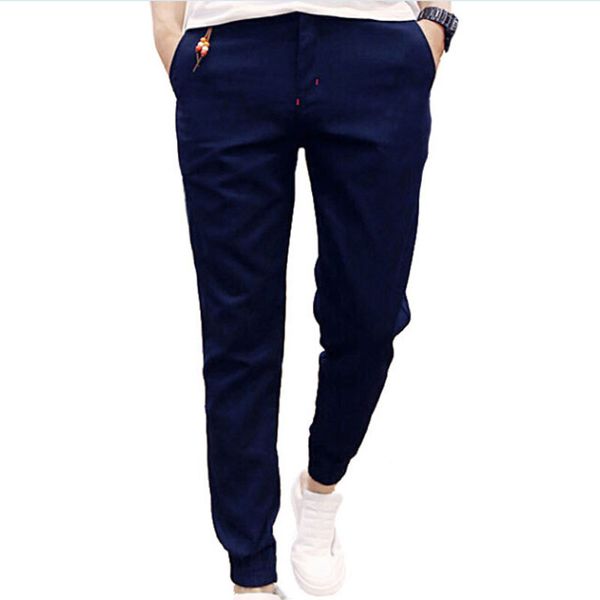 

Оптовые-дешевые осенние хип-хоп мужчины Полная длина Мужчины Joggers Skinny Harem Men Pants Brand