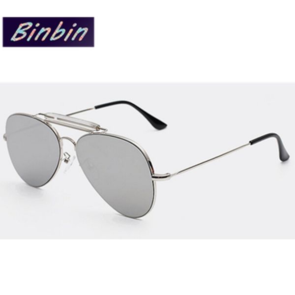 

wholesale-2016 mirrored sports sunglasses men vintage driving sun glasses for women brand fashion metal frame flat sunglass cd oculos, White;black