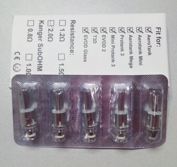 

Модернизированный Dual Катушки для Kanger Аэротенк мега мини protank 3 T3D EVOD 2 стекла двойной катушки REBUILDABLE распылители клиромайзеры Sub OHM катушка головок