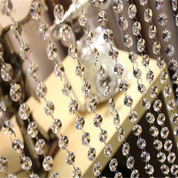 Diy Craft Pearl Wedding Decoration Acrylic Octagon Bead Diamond