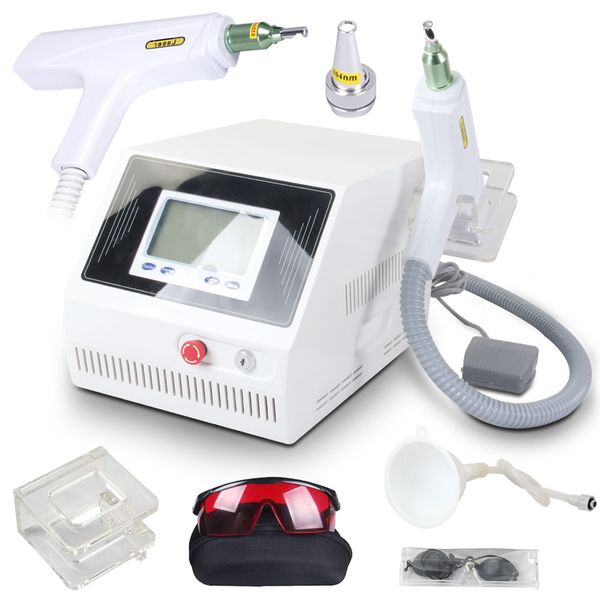 

laser machine 1064nm and 532nm q-switch nd yag tattoo eyebrow freckle pigment removal beauty device, Black