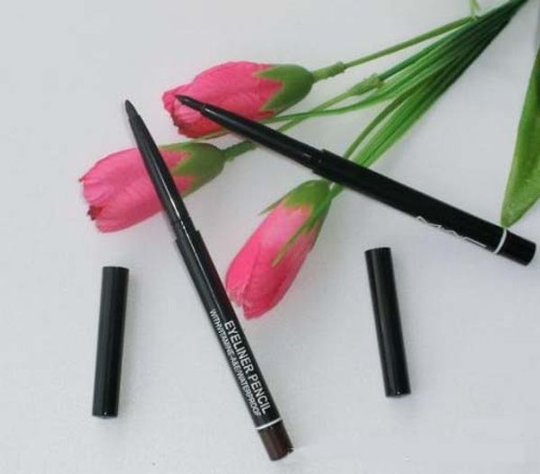 

waterproof eyeliner pencil black & brown colors pro makeup for women 100pcs/lot dhl ing