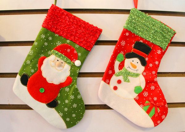 wholesale 12pcslot christmas stocking 26cm santa claus sock ornament random supplies christmas decoration gift - Cool Christmas Decorations wholesale 12pcslot christmas stocking 26cm santa claus sock ornament random supplies christmas decoration gift - Cool Christmas Decorations