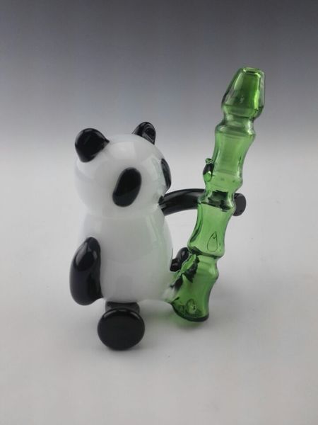 Toptan Cam Borular Panda Stil Cam Sigara Borular Için Cam Borular Sigara Borular Mini Bong Ücretsiz Kargo