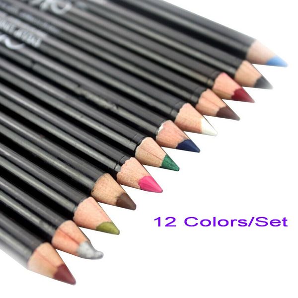 

m.n 12 colors eyes makeup eyeliner pencil lip liner waterproof beauty pen 1.1g ( 60 pcs/lot