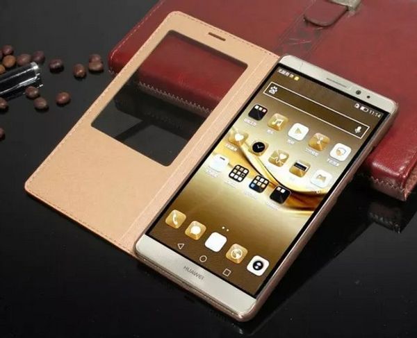 

2016 Мода Подлинная Для Huawei Mate 8 Case Stand Cover Роскошные Оригинальные Красочные Флип Окн