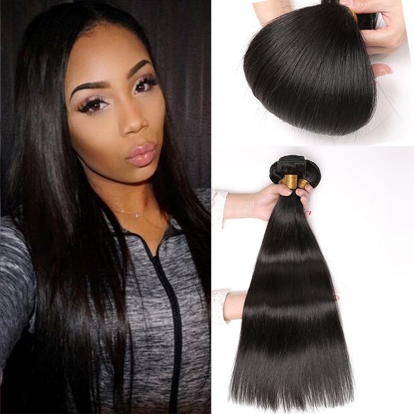 Rainbow Queen Malaysian Human Hair Straight Hair Weave Bundles