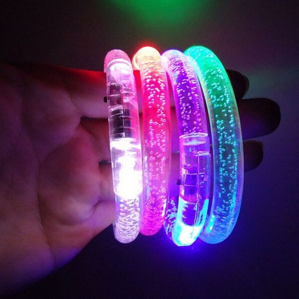 

wholesale- 2pcs/lot acrylic halloween led party favor flashing led gift for party decor multicolor children gifts for festival dyy2166