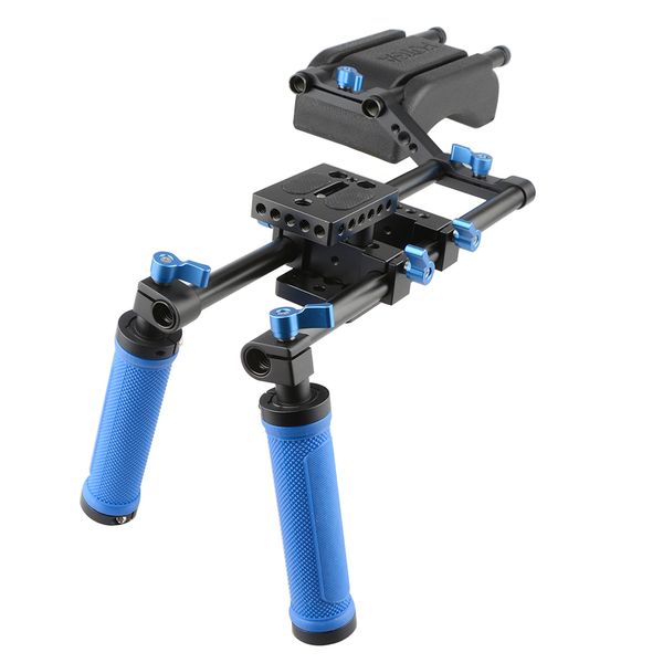 

camvate shoulder support dual handgrip movie kit (pro) item code: c1745