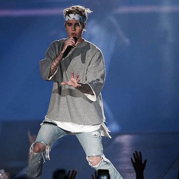 

Autumn New Design Three Quarter Sleeve Hip Hop Mens Sweatshirt Loose Style Justin Bieber Sweatshirts Kanye West Sweatshirt