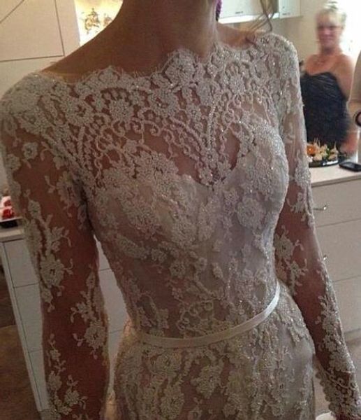 

elegant white long sleeve mermaid lace gowns with underlay long party dresses illusion bodice prom dresses cocktail homecoming dresses, Black