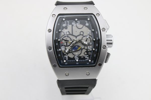 

watchsell good Man 011 часы резиновый серебристый корпус большие часы 43mm автоматические ча