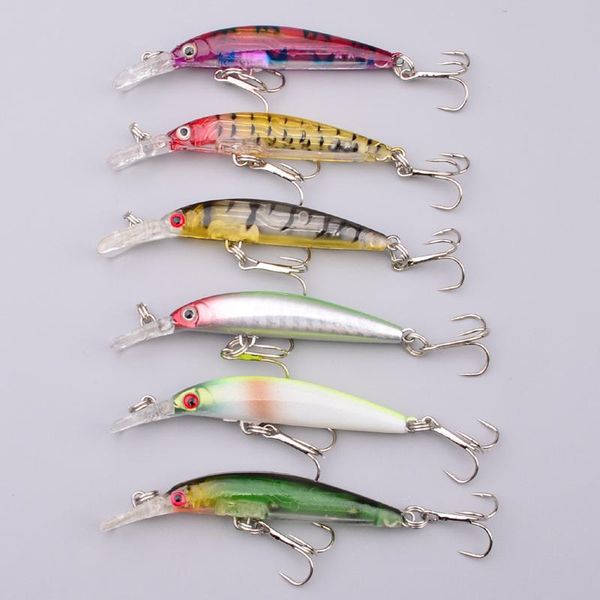 

new shallow swimming lake crankbaits fishing lures 7cm 4g 6colors minnow plastic hard bait wobble fishing baitfish