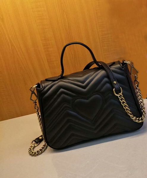 

womens handbags high casual bronze 26cm leather chain quality brands ladies style shoulder fashion totes vintage new gold bags ufqd, Red;black