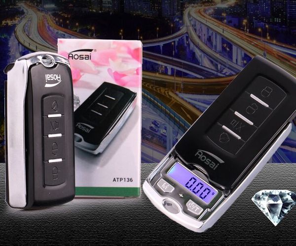 

mini car key style balance electronic pocket digital weight scales for gold sterling silver jewelry scale 200g 0.01g myy