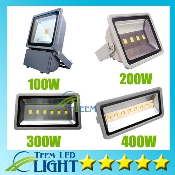 Ip65 Waterproof 100w 200w 300w 400w Led Floodlight Outdoor Project Lamp Power Flood Lights Warm Cool White 85 265v Super Bright Light 20