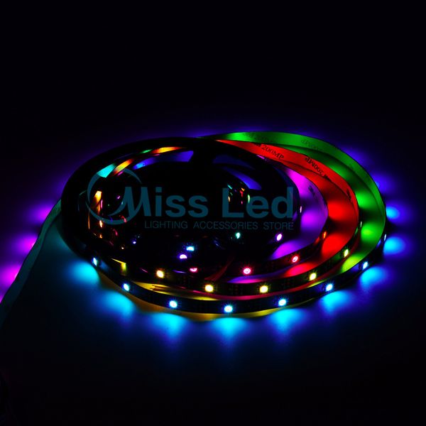 

wholesale-new 5m 30 leds/m ws2812b ws2812 black pcb non-waterproof,rgb smd 5050,dc 5v led pixel strip light ,,individually addressable