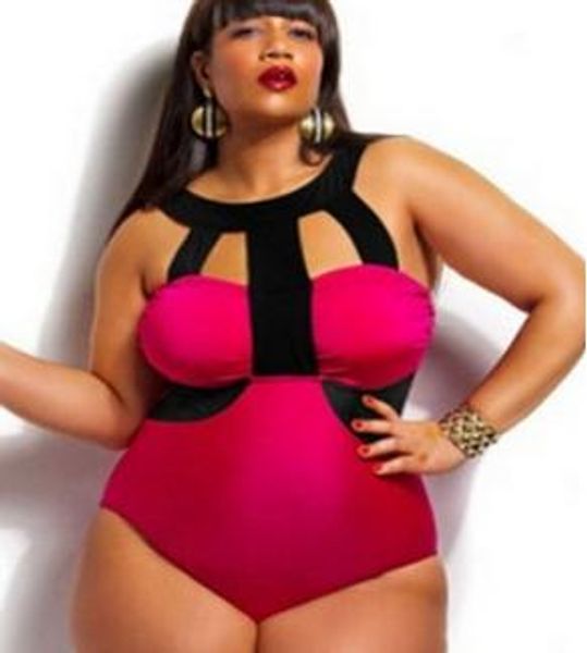 

fashion plus size women retro fringe high waist bikini printed swimwear one piece swimsuit bath suit summer beach clothing jumpsuit, White;black