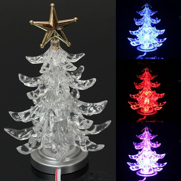 

новый стильный лучшие цены топ звезда usb питание освещенные led рождество xmas tree настольный свет украшения супер качество украшения парт