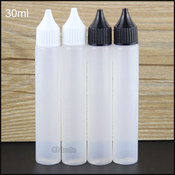

Оптовая 30 мл Единорог пустые бутылки Pen Стиль E-жидкость Vape Сок Пластиковый PE Пустая бутылка с большой крышкой рта