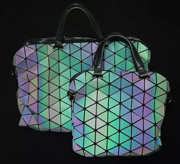 

2017 brand luminous women baobao bag high-end geometric handbags plaid shoulder diamond lattice ladies messenger bags