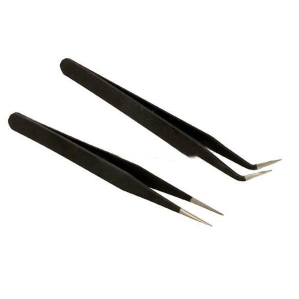 

wholesale-5 sets black acrylic gel nail art rhinestones paillette nipper picking tool407, White