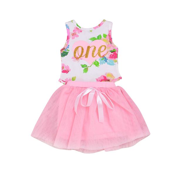 

Mikrdo Принцесса новорожденный девочка платье без рукавов малыш цветок комбинезон +