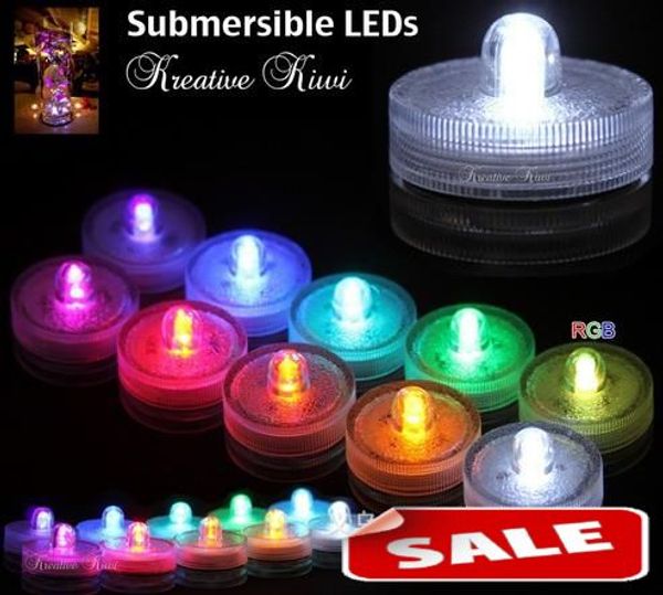 Vela submersível subaquática sem chamas led tealights à prova dwaterproof água velas eletrônicas luzes casamento festa de aniversário natal decorativo 7 cores