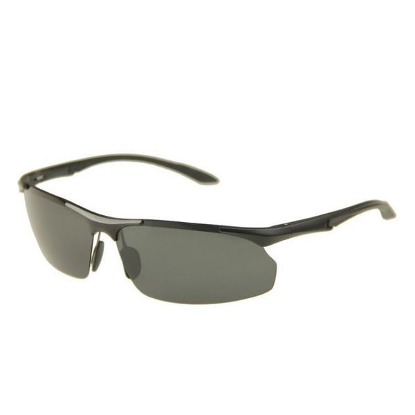 

polarized mens rimless sport sunglasses aluminum metal arms inner coating blue lenses uv400 frameless glasses eywear occhiali da sole, White;black