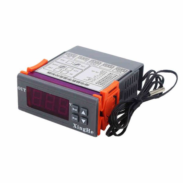 Regolatore di temperatura Freeshipping XH-W2020, (AC 220 / DC12 24V), interruttore di temperatura intelligente digitale elettronico con sonda, termostato