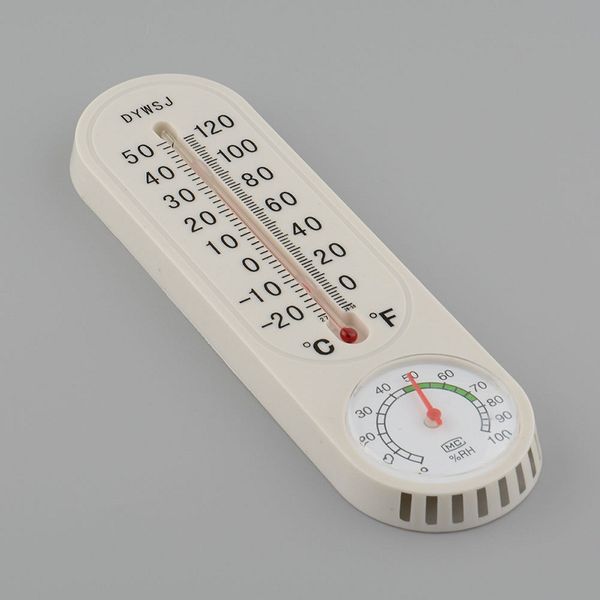 Analoges Haushaltsthermometer Hygrometer Wandtemperatur-Feuchtigkeitsmessgerät 400 teile/los