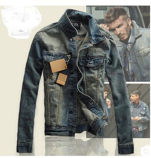 

New Design Fashion Retro Jeans Jackets For Men Winter Autumn Denim Coat Outwear Tops Cowboy Wear Plus Size S-3XL