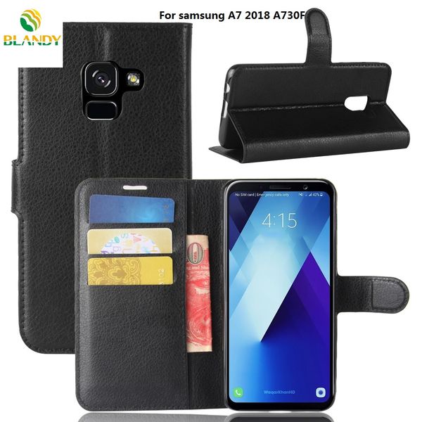 

For am ung a5 a7 2018 a530f a730f litchi lychee wallet leather tpu cover ca e for am ung c5 pro j7 plu c10 xcover 4