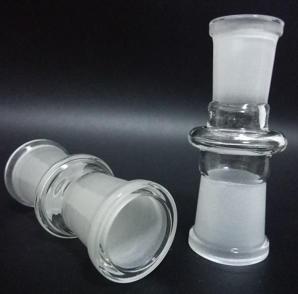 Alta qualidade14,5 mm a 18,8mm Adaptador de vidro Feminino Adaptador de vidro Supplência reta para vidro Bong Glass Bubbler e CinCatcher