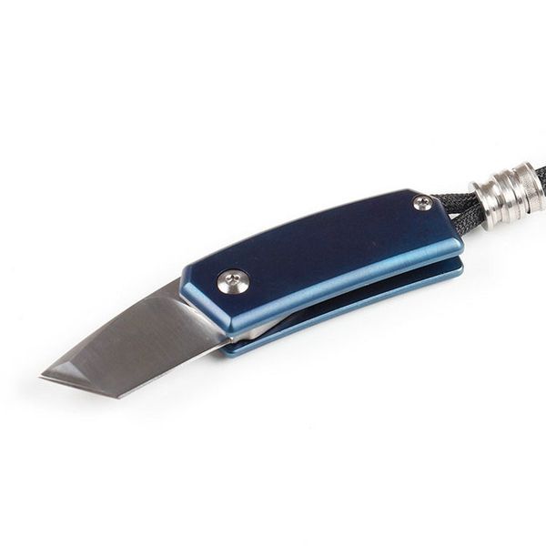 

3.15 Inch Folding Pocket Kinves Titanium Handle Tactical Camping Knife D2 58HRC Tanto Satin Blade Cutting Tools With Bottle Opener EDC P360F