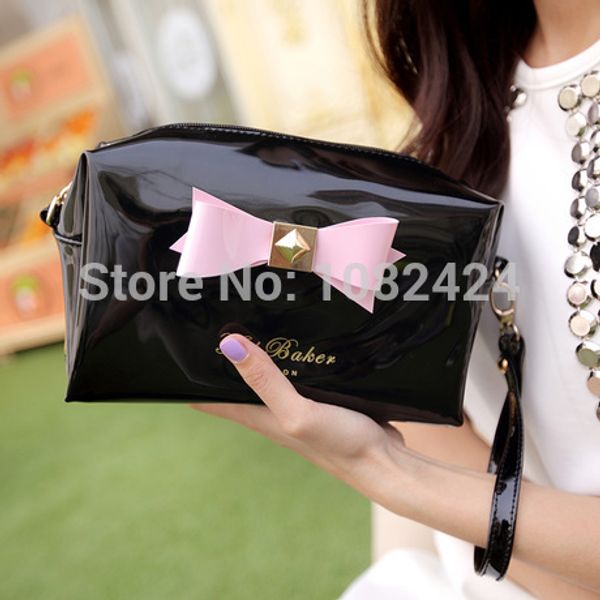 

wholesale-new 2015.women's clutch wallets,3 colors pu leather bow jelly handbag shoulder messenger bag,change purse,ing