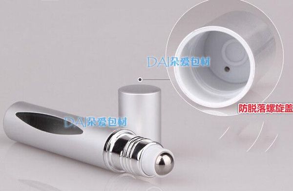 

wedding favor 10ml portable roll on refillable empty glass bottle for makeup essential oils eye massage perfumes party gift