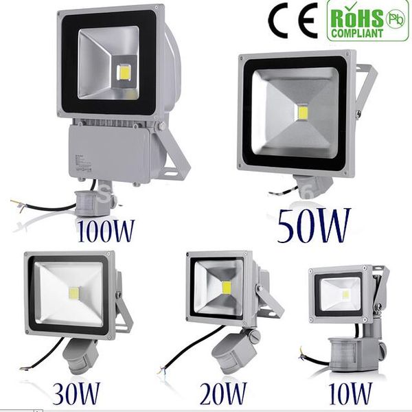 

на складе pir motion sensor led flood garden light 10 вт 20 вт 30 вт 50 вт 100 вт индукции смысл детектив прожектор ip66 fedex dhl бесплатно