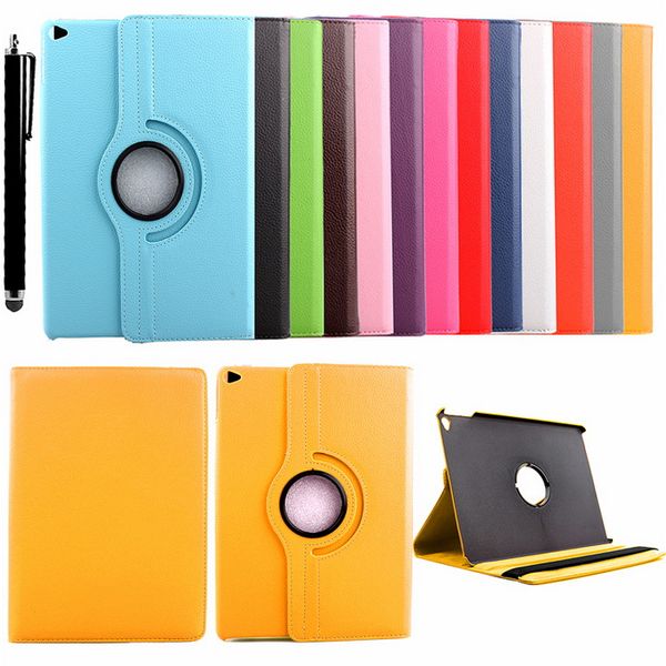 

360 вращающийся кожаный стенд флип чехол для apple ipad mini mini 2 mini 3 / ipad air / ipad air2 / samsung tab s2 t815 t715 крышка