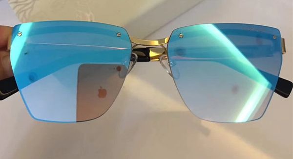 

fashion women 2190 sunglasses red gold sunglasses new with box, White;black