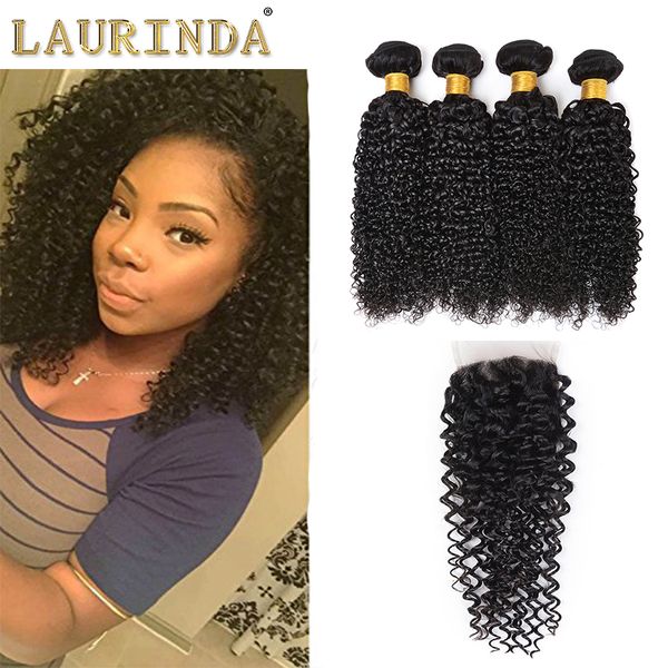 2019 Hair Bundles With Top Closure Buy 4 Hair Wefts Get Free Curly