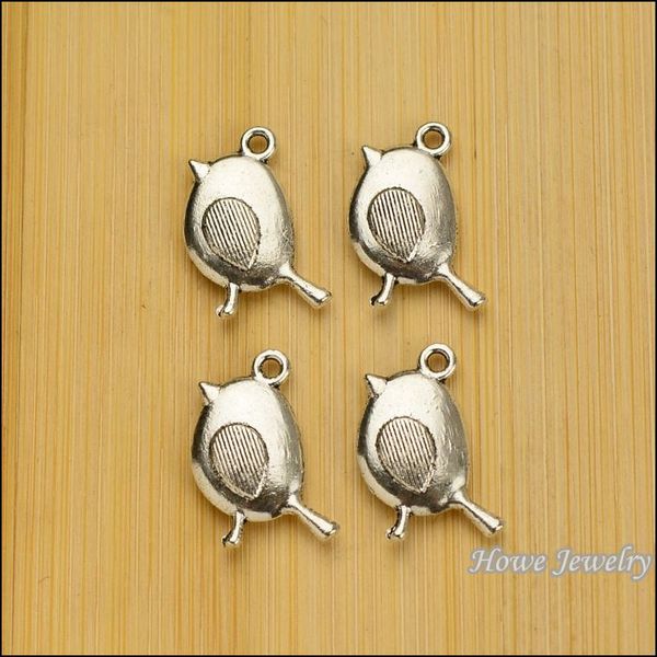 

c16 70 pcs vintage charms bird pendant antique silver fit bracelets necklace diy metal jewelry making, Bronze;silver