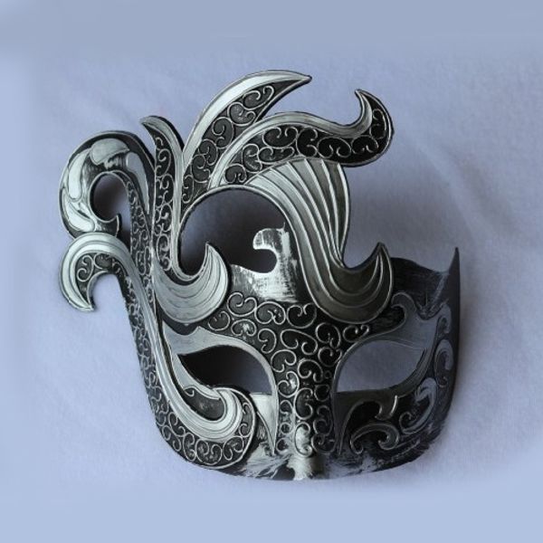 

Handwork Italy Venice Party Mask Retro Masquerade Half Face PVC Performance Mask Hallowmas Cosplay Costume Decoration SD383