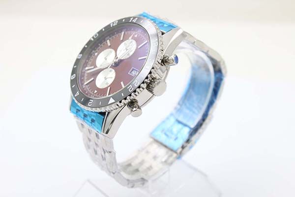 

male arrival fine quartz brand new skeleton belt stainless full steel coffee platinum bezel ti3 face black wristwatch men's watch snclf, Slivery;brown