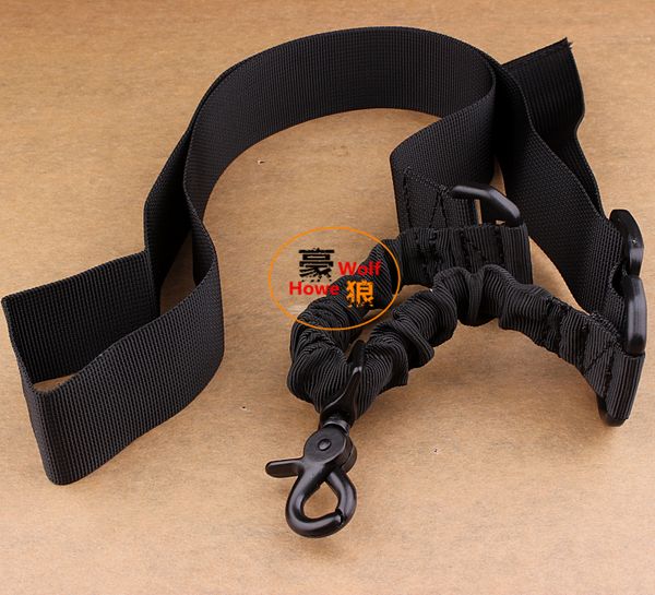 

Tactical Rifle Gun 1 One Single Point Bungee Sling System Army Green Adjustable