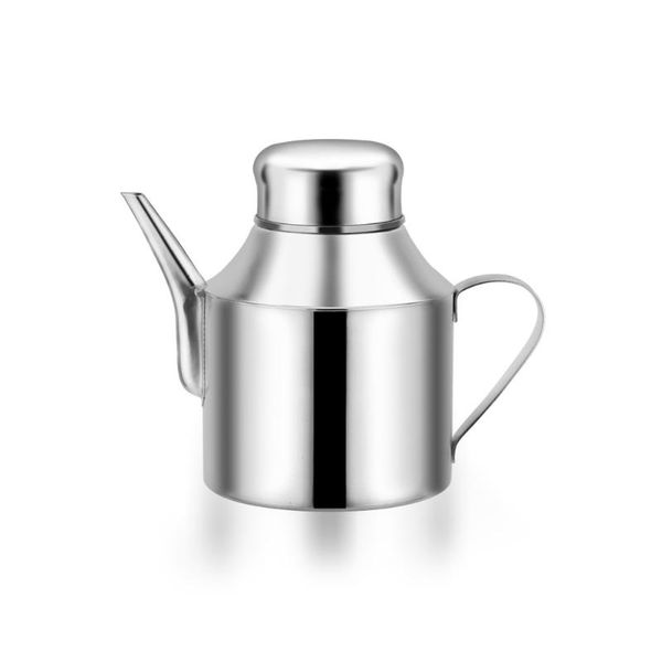

storage bottles & jars 250ml cooking stainless steel seasoning with spout leak proof kitchen home oil dispenser easy clean vinegar container