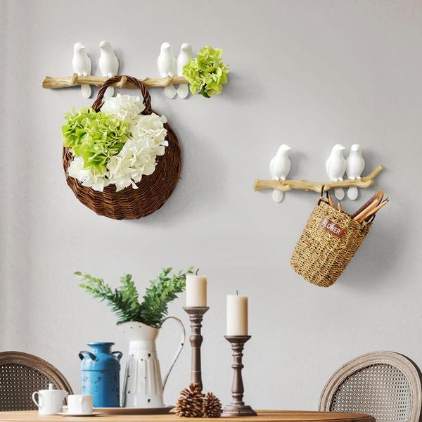 

hooks & rails wall decorations home accessories living room hanger resin bird key kitchen coat clothes towel hat handbag holder