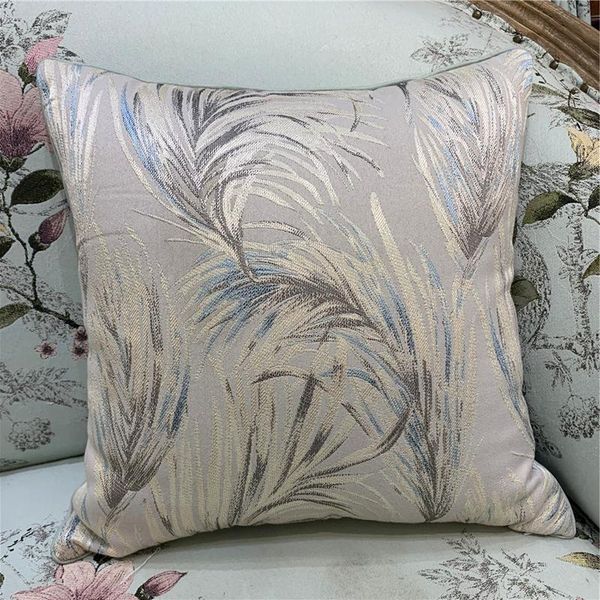 

cushion/decorative pillow contemporary plant leaves woven jacquard home sofa decorative case chair cushion cover 45x45cm 1pc/lot
